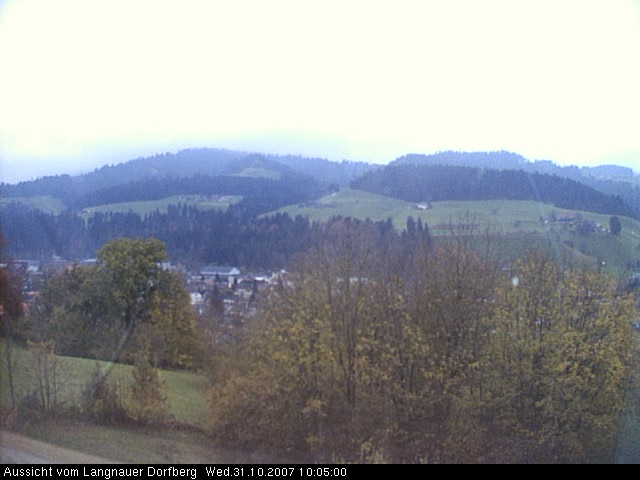 Webcam-Bild: Aussicht vom Dorfberg in Langnau 20071031-100500