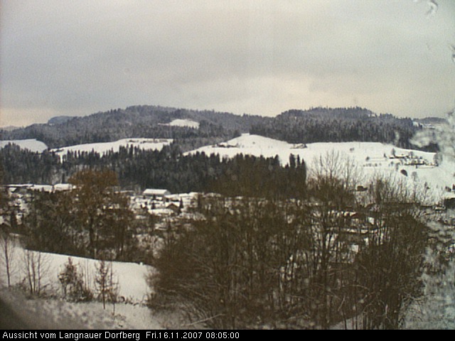 Webcam-Bild: Aussicht vom Dorfberg in Langnau 20071116-080500