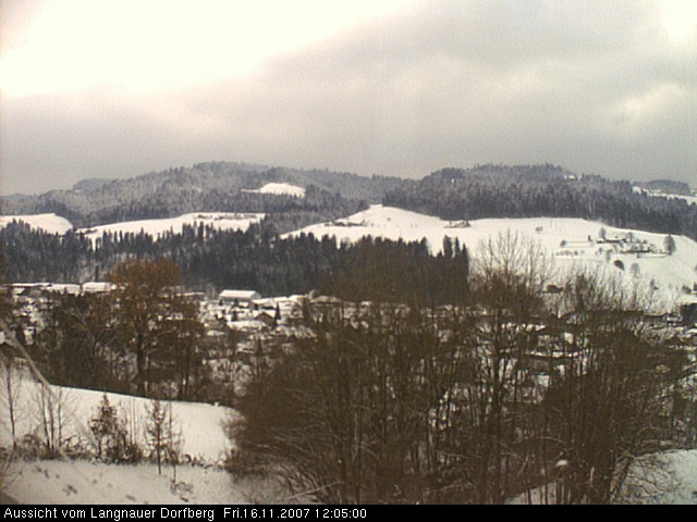 Webcam-Bild: Aussicht vom Dorfberg in Langnau 20071116-120500