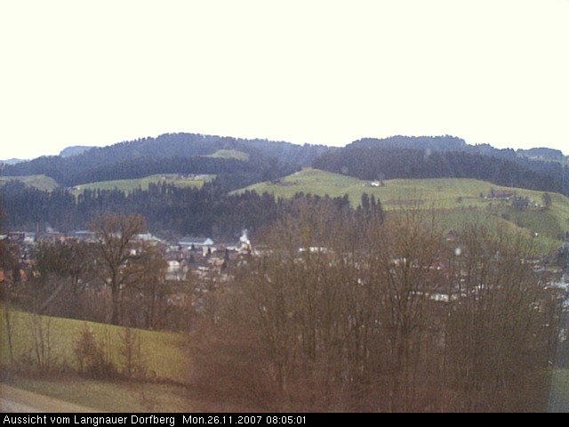 Webcam-Bild: Aussicht vom Dorfberg in Langnau 20071126-080500