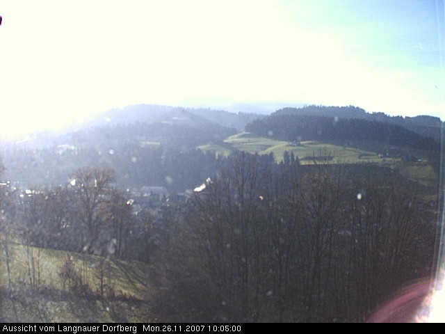 Webcam-Bild: Aussicht vom Dorfberg in Langnau 20071126-100500