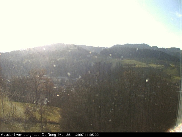 Webcam-Bild: Aussicht vom Dorfberg in Langnau 20071126-110500