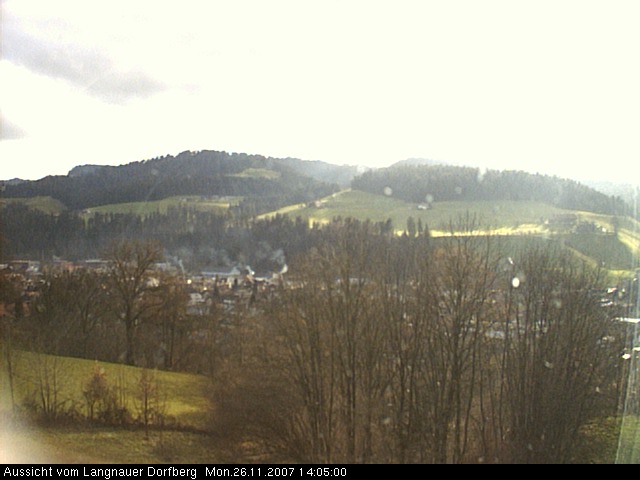 Webcam-Bild: Aussicht vom Dorfberg in Langnau 20071126-140500