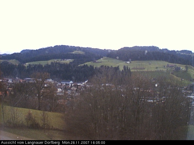 Webcam-Bild: Aussicht vom Dorfberg in Langnau 20071126-160500