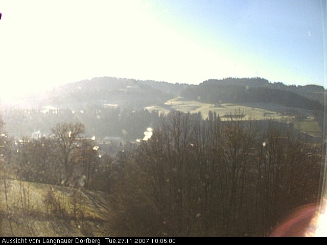 Webcam-Bild: Aussicht vom Dorfberg in Langnau 20071127-100500