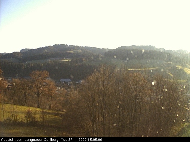 Webcam-Bild: Aussicht vom Dorfberg in Langnau 20071127-150500