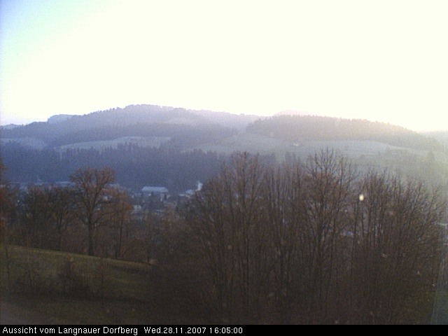 Webcam-Bild: Aussicht vom Dorfberg in Langnau 20071128-160500