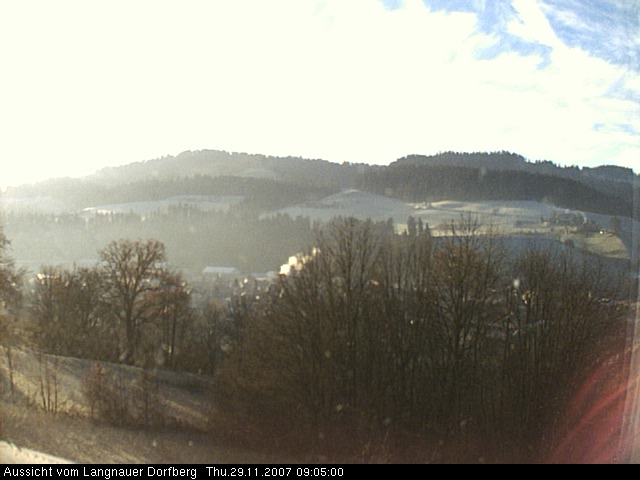 Webcam-Bild: Aussicht vom Dorfberg in Langnau 20071129-090500