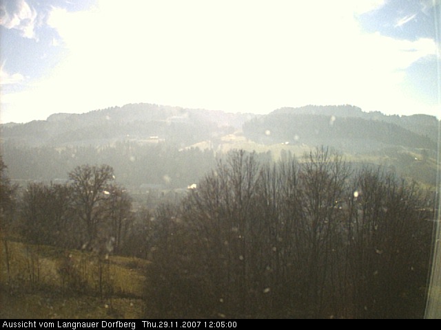 Webcam-Bild: Aussicht vom Dorfberg in Langnau 20071129-120500