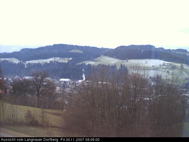 Webcam-Bild: Aussicht vom Dorfberg in Langnau 20071130-080500