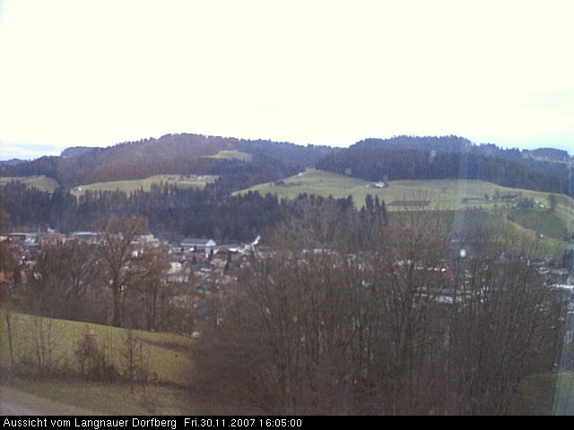 Webcam-Bild: Aussicht vom Dorfberg in Langnau 20071130-160500