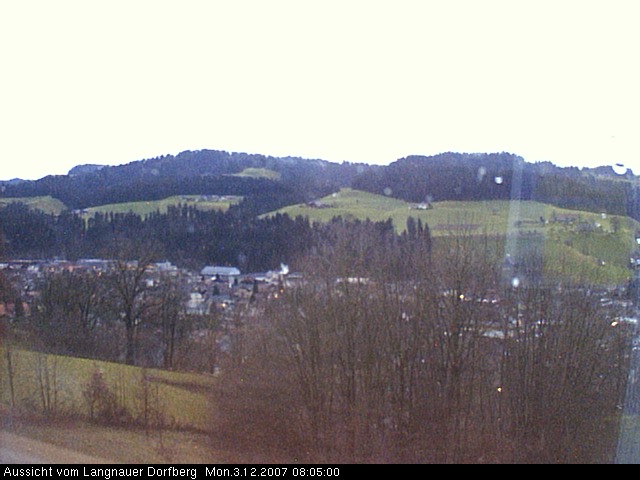 Webcam-Bild: Aussicht vom Dorfberg in Langnau 20071203-080500