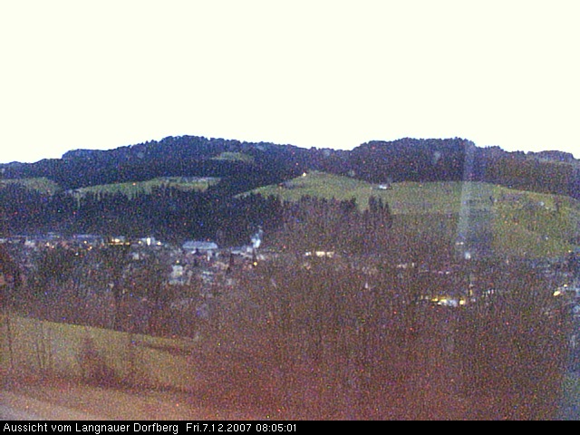 Webcam-Bild: Aussicht vom Dorfberg in Langnau 20071207-080500