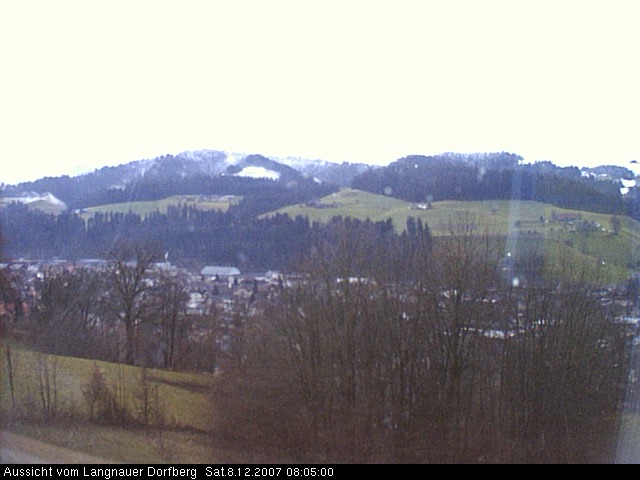 Webcam-Bild: Aussicht vom Dorfberg in Langnau 20071208-080500