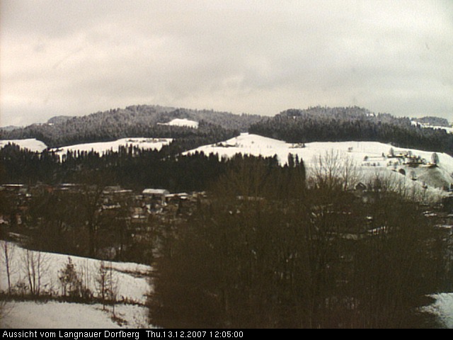 Webcam-Bild: Aussicht vom Dorfberg in Langnau 20071213-120500
