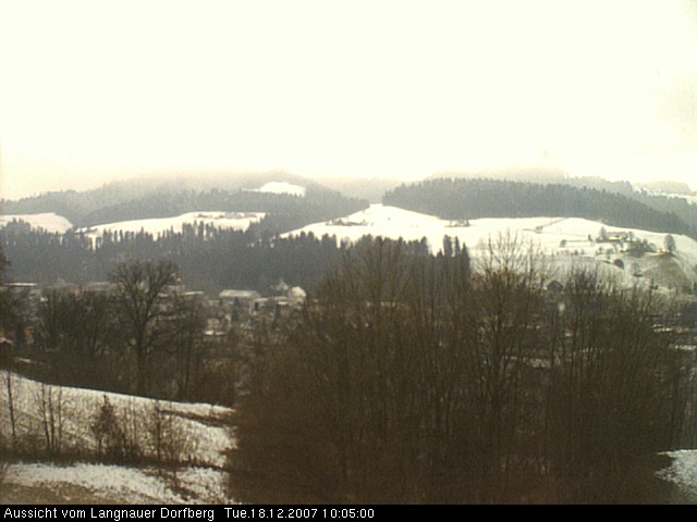 Webcam-Bild: Aussicht vom Dorfberg in Langnau 20071218-100500