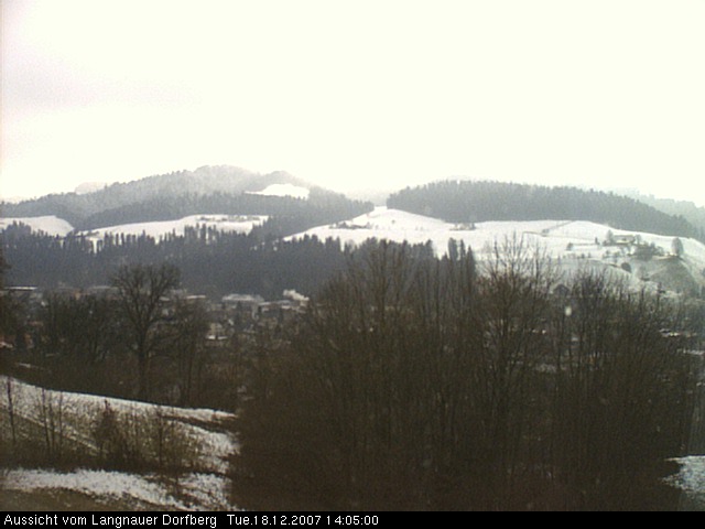 Webcam-Bild: Aussicht vom Dorfberg in Langnau 20071218-140500