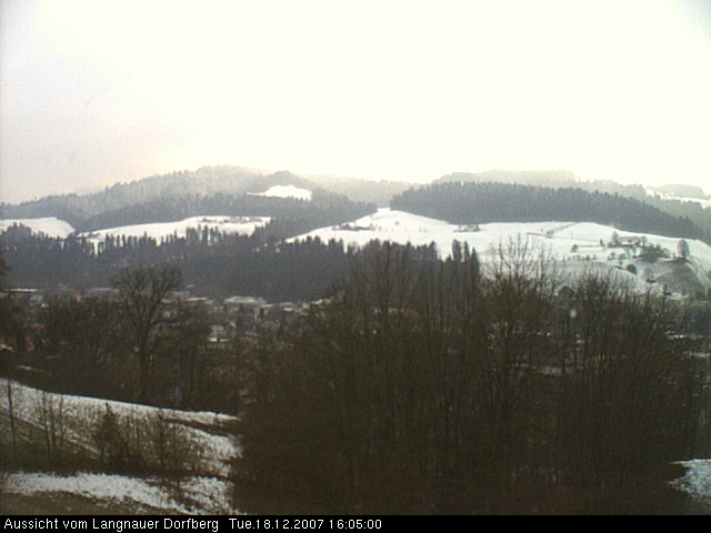Webcam-Bild: Aussicht vom Dorfberg in Langnau 20071218-160500