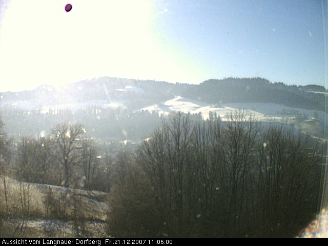 Webcam-Bild: Aussicht vom Dorfberg in Langnau 20071221-110500