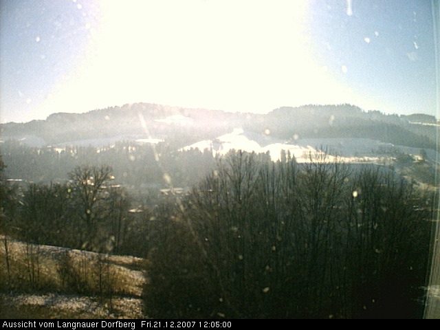 Webcam-Bild: Aussicht vom Dorfberg in Langnau 20071221-120500