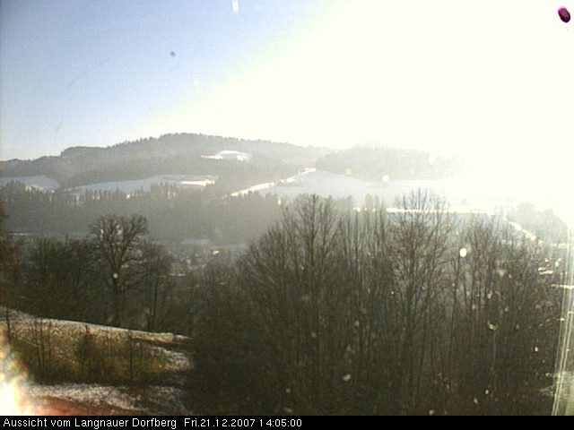 Webcam-Bild: Aussicht vom Dorfberg in Langnau 20071221-140500