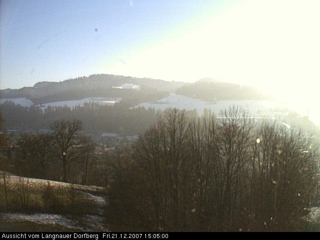 Webcam-Bild: Aussicht vom Dorfberg in Langnau 20071221-150500