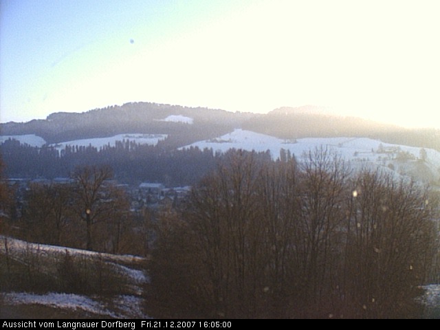 Webcam-Bild: Aussicht vom Dorfberg in Langnau 20071221-160500