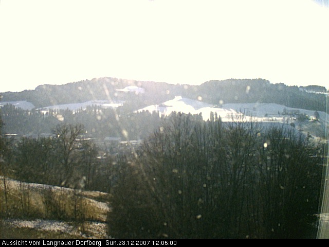 Webcam-Bild: Aussicht vom Dorfberg in Langnau 20071223-120500