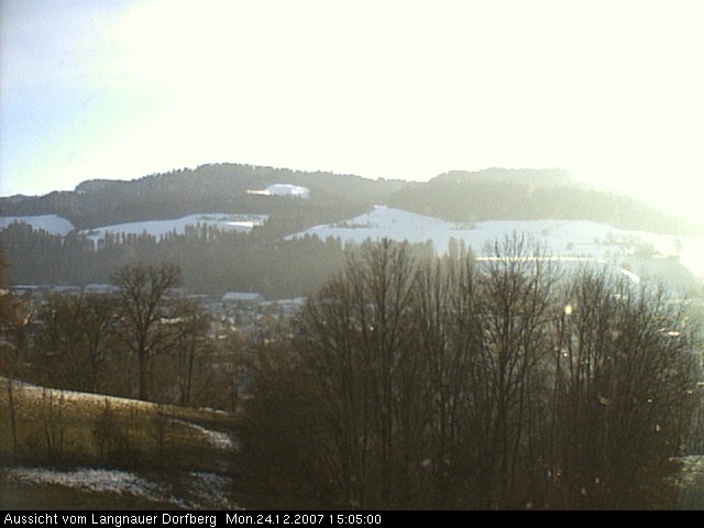 Webcam-Bild: Aussicht vom Dorfberg in Langnau 20071224-150500