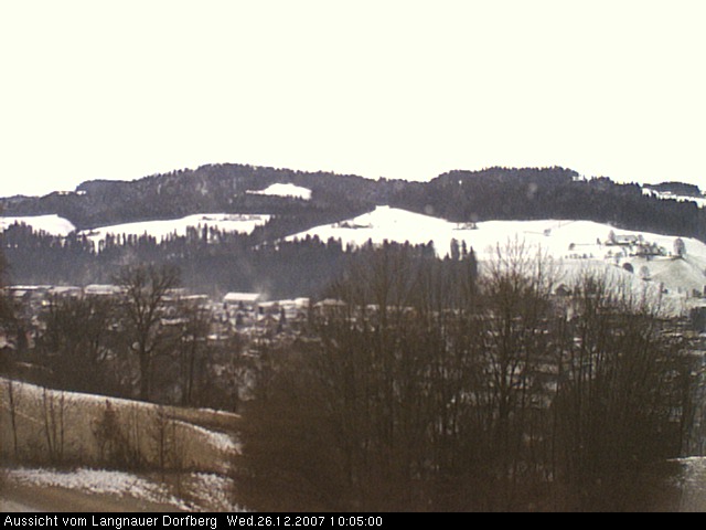 Webcam-Bild: Aussicht vom Dorfberg in Langnau 20071226-100500
