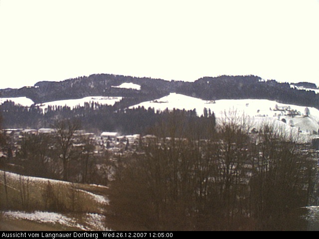Webcam-Bild: Aussicht vom Dorfberg in Langnau 20071226-120500