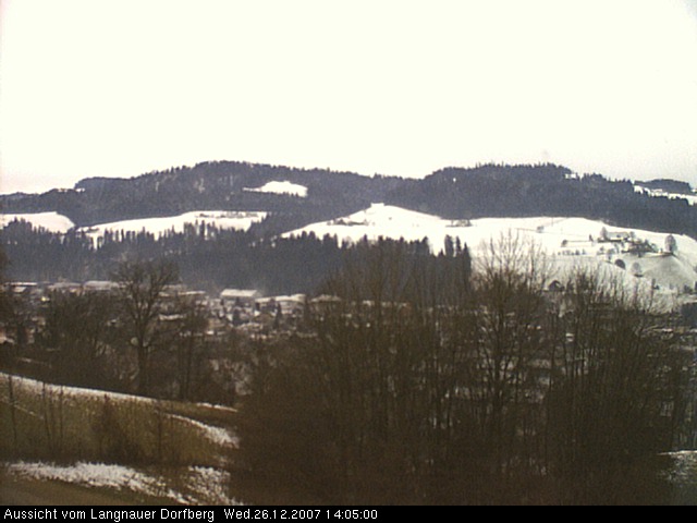 Webcam-Bild: Aussicht vom Dorfberg in Langnau 20071226-140500