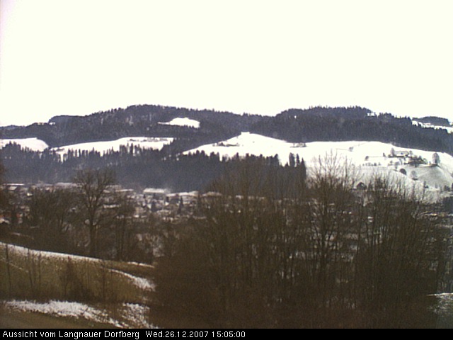 Webcam-Bild: Aussicht vom Dorfberg in Langnau 20071226-150500