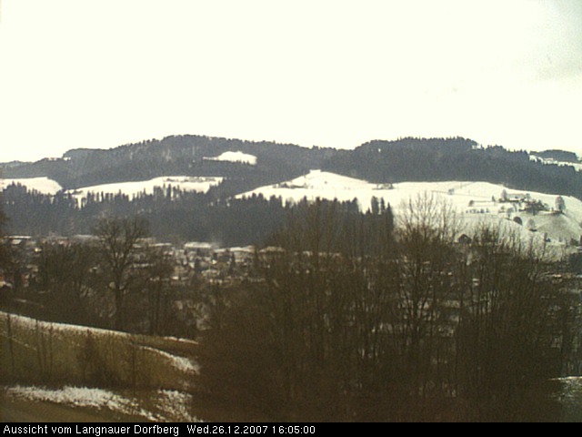 Webcam-Bild: Aussicht vom Dorfberg in Langnau 20071226-160500