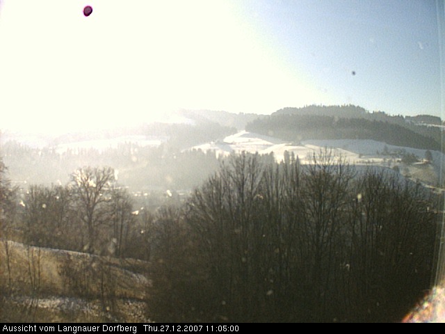 Webcam-Bild: Aussicht vom Dorfberg in Langnau 20071227-110500
