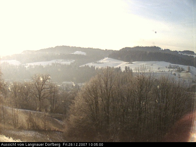 Webcam-Bild: Aussicht vom Dorfberg in Langnau 20071228-100500