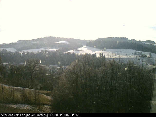 Webcam-Bild: Aussicht vom Dorfberg in Langnau 20071228-120500