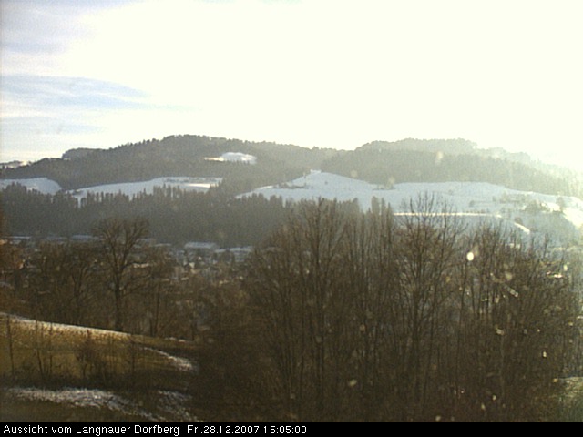 Webcam-Bild: Aussicht vom Dorfberg in Langnau 20071228-150500