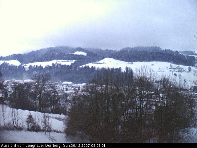 Webcam-Bild: Aussicht vom Dorfberg in Langnau 20071230-080500
