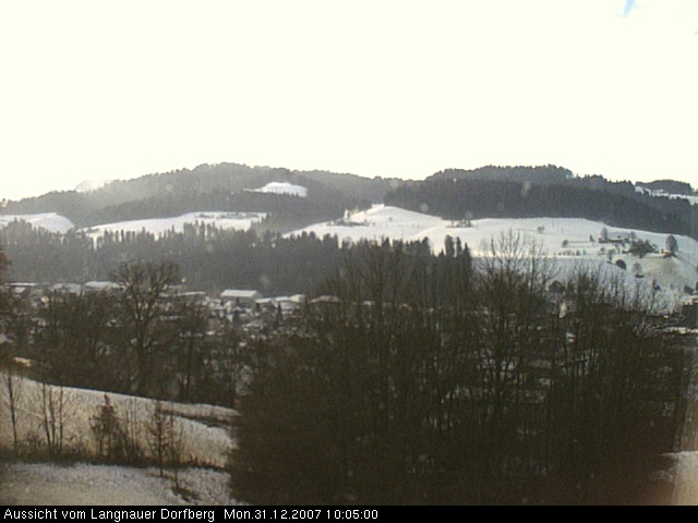 Webcam-Bild: Aussicht vom Dorfberg in Langnau 20071231-100500