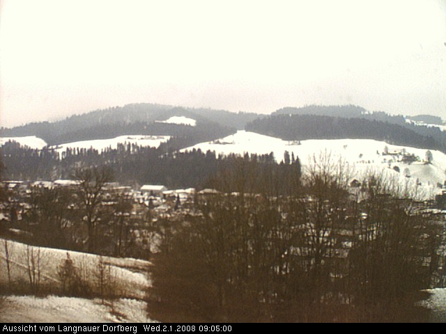 Webcam-Bild: Aussicht vom Dorfberg in Langnau 20080102-090500