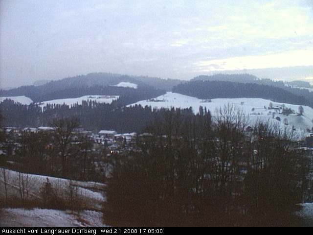 Webcam-Bild: Aussicht vom Dorfberg in Langnau 20080102-170500