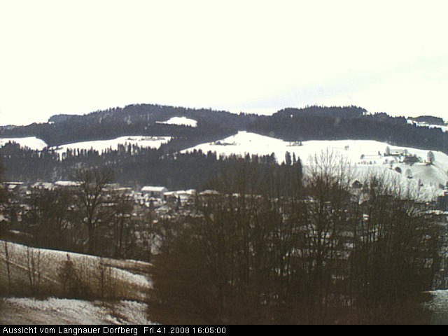 Webcam-Bild: Aussicht vom Dorfberg in Langnau 20080104-160500