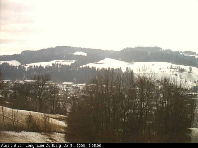 Webcam-Bild: Aussicht vom Dorfberg in Langnau 20080105-120500