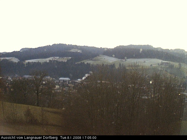 Webcam-Bild: Aussicht vom Dorfberg in Langnau 20080108-170500