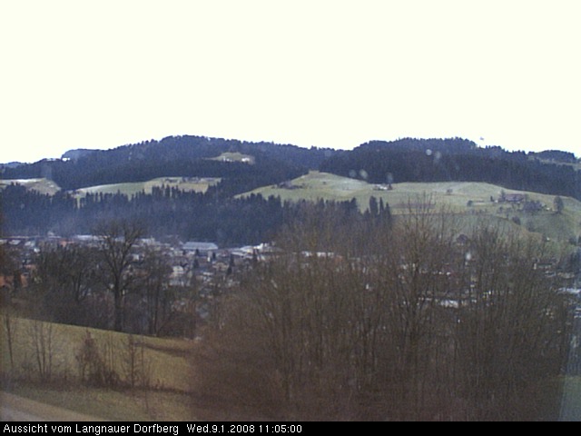 Webcam-Bild: Aussicht vom Dorfberg in Langnau 20080109-110500