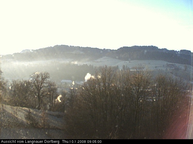 Webcam-Bild: Aussicht vom Dorfberg in Langnau 20080110-090500
