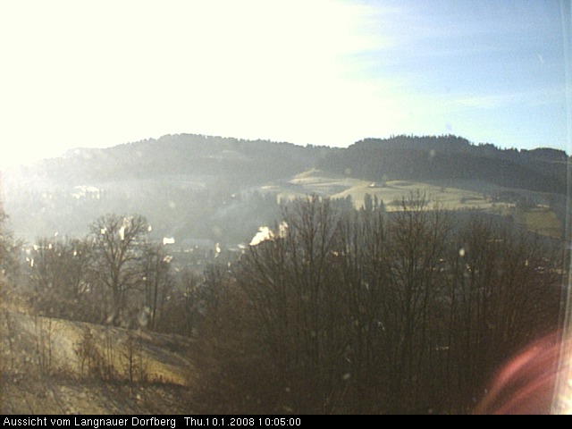 Webcam-Bild: Aussicht vom Dorfberg in Langnau 20080110-100500