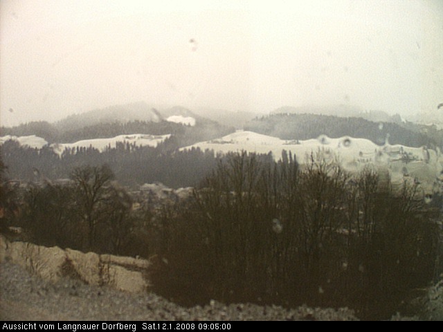 Webcam-Bild: Aussicht vom Dorfberg in Langnau 20080112-090500