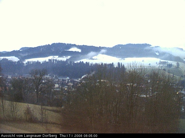 Webcam-Bild: Aussicht vom Dorfberg in Langnau 20080117-080500